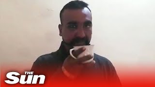 Captured Indian pilot praises Pakistani forces [upl. by Eilyab]