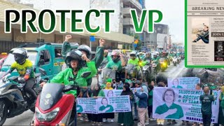 Protect and No to Impeach VP Sara Duterte Motorcade Davao City  Dec 82024 [upl. by Esirtal226]