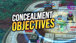 Playing the Objectives as Concealment  Concealment Operative  Yavin Ruins  SWTOR PVP 75 Gameplay [upl. by Annekam]