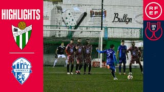 Resumen  Copa del Rey  CD Guijuelo 12 Ourense CF  Primera eliminatoria [upl. by Enael]