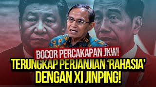 BOCOR PERCAKAPAN JKW TERUNGKAP PERJANJIAN RAHASIA DENGAN XI JINPING [upl. by Aroel]