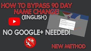 How To CHANGE Your YouTube Name Without Waiting 90 Days Changed too Recently [upl. by Tristis97]