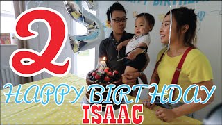 VLOG31 HAPPY BIRTHDAY ISAAC  MUMS EPIC RAPPING [upl. by Colline]