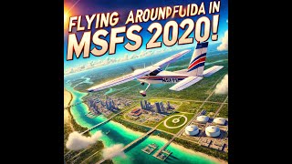 Flying Over Florida Microsoft Flight Simulator 2020  LowMid Graphics Experience [upl. by Birgitta154]