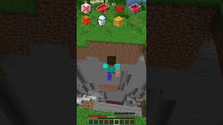 Dimension Fall vs Saving Blocks meme minecraft shorts [upl. by Gabbey]