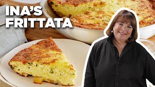 Potato Basil Frittata with Ina Garten  Barefoot Contessa  Food Network [upl. by Atlante]