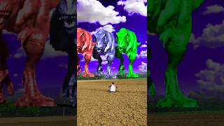 Big dinosaur chase Trex chasing pat373 shorts dinosaur superman youtube dinosaursvideo 😱 [upl. by Bronson91]