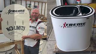 Custom 40 gallon Offshore XTreme Bait Tank for No Limits quotThe Trifectaquot [upl. by Politi]