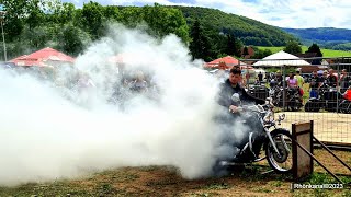 MEGA GEIL  Ausfahrt Motorradtreffen in Oechsen 2023 [upl. by Gianina]