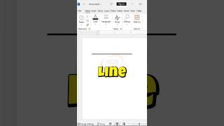 How to draw the line using shortcut in Ms word shorts shortsvideo viral [upl. by Ikcim]