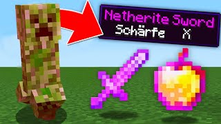 Minecraft Aber MOBS droppen OP ITEMS wie cheaten [upl. by Kirstyn]