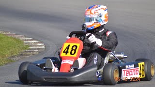 Tecno G10Italsistem ML21 100cc at Helsingborg Karting [upl. by Romeu]