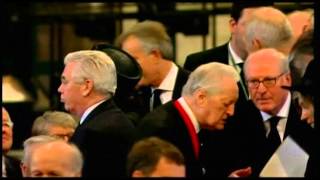 Raw World Leaders Gather for Thatcher Funeral [upl. by Amerigo23]