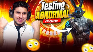 WTF ❗️Testing Abnormal PC Player 🖥️ 💔 on live  Garena Free Fire [upl. by Leopoldeen]