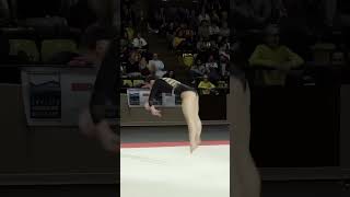 Katelyn ohashi Monaco floor routine shorts viral shots [upl. by Hatnamas]