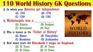 110 World History GK  World General Knowledge Questions and Answers  World GK MCQ  World GK Quiz [upl. by Airuam966]