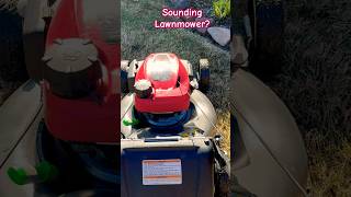 Honda Lawn Mower Start and Sound [upl. by Atilek]