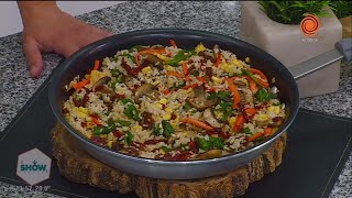 Arroz yamaní con vegetales por Dante Enriquez [upl. by Oznole269]