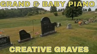 Grand Piano Baby Grand Piano Tombstone [upl. by Adaran615]