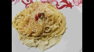 Spaghetti aglio olio peperoncino e cavolfiore [upl. by Hourigan488]