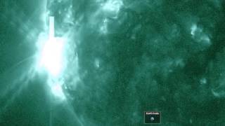 X49 Solar Flare  Sunspot 1990 2252014 [upl. by Ayim330]