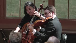 Brahms String Quartet No 3 in Bflat Major Op 67  Calidore String Quartet [upl. by Tenej]