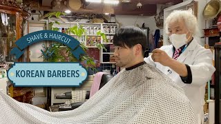 Flowing Memories Barbershop  Haircut  Classic Old School Haircut By 74 Year Old Barber [upl. by Tymes]