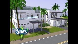 Sims 3  Haus bauen  Lets build  Schickes Strandhaus für kleines Grundstück 30 x 30 [upl. by Eelyr]