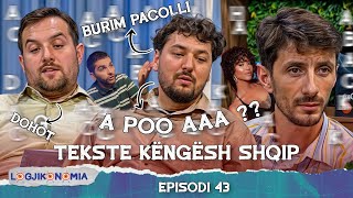 LOGJIKONOMIA Ep43 – “Tekste këngësh shqip”  teve1 [upl. by Stanfield]