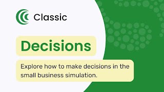 How to make decisions in SimVenture Classic [upl. by Errot731]