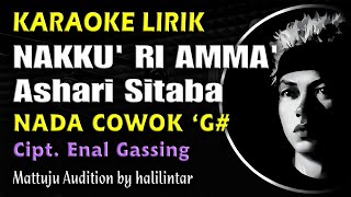 Nakku Ri Amma Karaoke Lirik Nada Cowok [upl. by Aicitan]