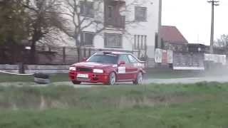 Tomáš Takáč  Audi S2 Rally Sprint Cestice 2014 [upl. by Willey]