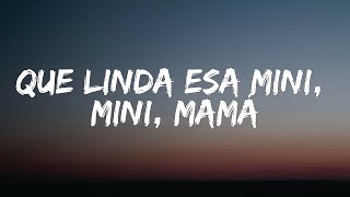 que linda esa mini mini mamá tiktok LetraLyrics [upl. by Gerladina]