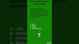 Differentiële Diagnose Farmacologie 1 anatomy science farmacologie medicijnen [upl. by Darcie]