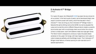 D ActivatorX™ Bridge  DiMarzio [upl. by Tristis311]