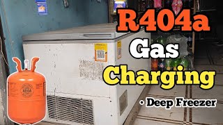 R404a Gas Charging  r404a gas kaise charge kare  social electrical [upl. by Yanaton]