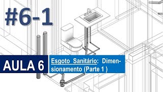 Instalações Hidrossanitárias  AULA 6 – Esgoto Sanitário Dimensionamento Parte 1 [upl. by Ika]