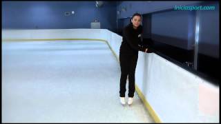 Patinaje sobre hielo 9 Giro de frente hacia atrás [upl. by Mure836]