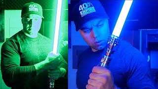 Leias Lightsaber Episode 9 Unboxing and Review  Korbanth Sabers [upl. by Uzzi753]