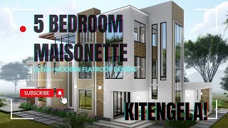 Luxury Living UltraModern 5 Bedroom Flat Roof Maisonette Kitengela architecture kenya kindiki [upl. by Anaerol]