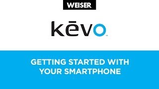 Weiser Kevo Bluetooth Deadbolt Lock Getting Started with Your Smartphone  English [upl. by Ahsirhcal]