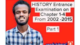 History Entrance Exam Based on Chapter 1 4 From 20022015 Part 1 [upl. by Savior]