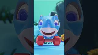 Baby Shark Family Exercising  Kids Song  The Baby Shark Lala nurseryrhymes babyshark [upl. by Eednil751]