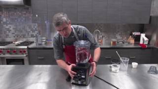 Vitamix Ascent A3500 blending strawberry frozen yogurt [upl. by Rosemare661]