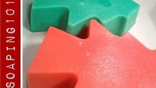 How to Make Jelly Soap kid approved  soaping101 [upl. by Catie]