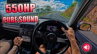 TURBO 1JZ vs SKETCHY Mountain Roads [upl. by Kolnos]