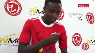 Chawanangwa Gumbos first interview as a Bullets player [upl. by Lehacim]