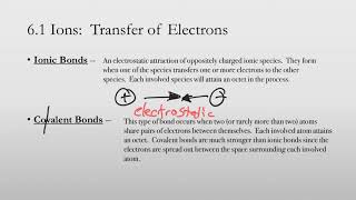 33 Introduction to Ionic and Covalent Bonds CHEM 1405 [upl. by Nalad]