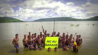 Protesto no Tapajós Barre a barragem [upl. by Reltuc68]