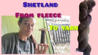 SHETLAND from FLEECE to YARN [upl. by Akcir572]